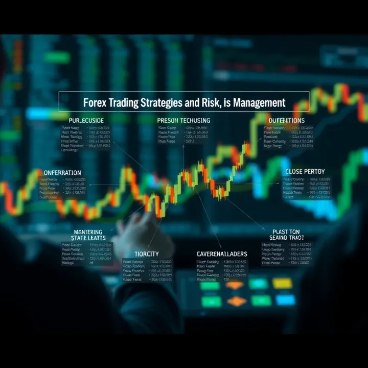 Overview of Forex Trading Strategies and Risk Management Diagram illustrating common forex trading strategies and risk management techniques
