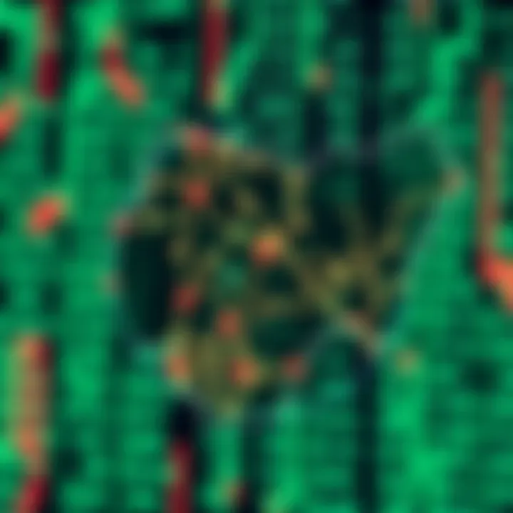 Visualization of binary code overlaying a digital map of Nigeria highlighting technology hubs