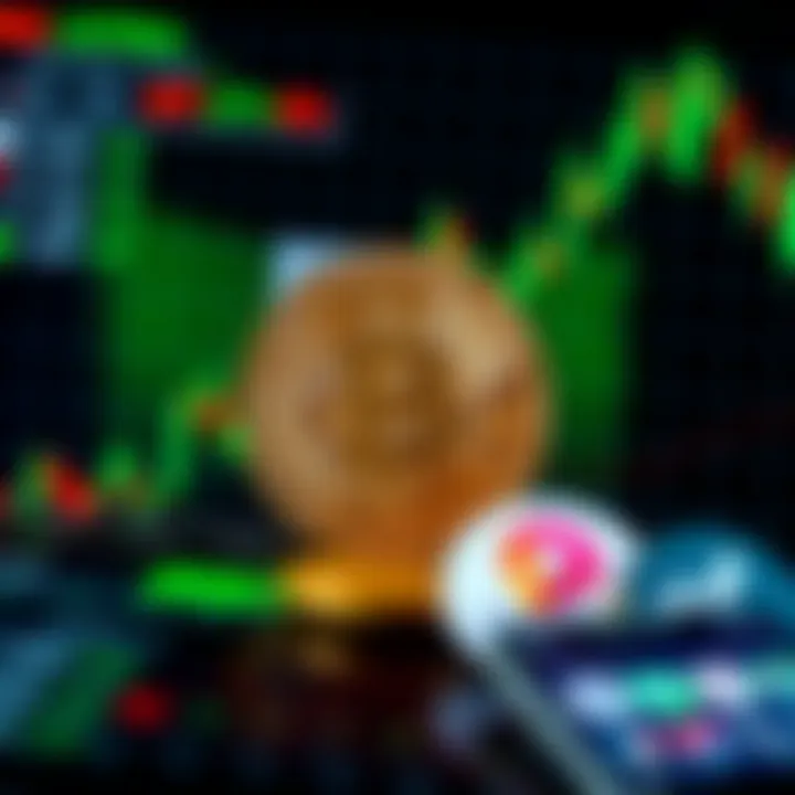 Bitcoin Market Trends and Local Trading App Options Graph showing Bitcoin market trends with Nigerian flag overlay and trading app icons