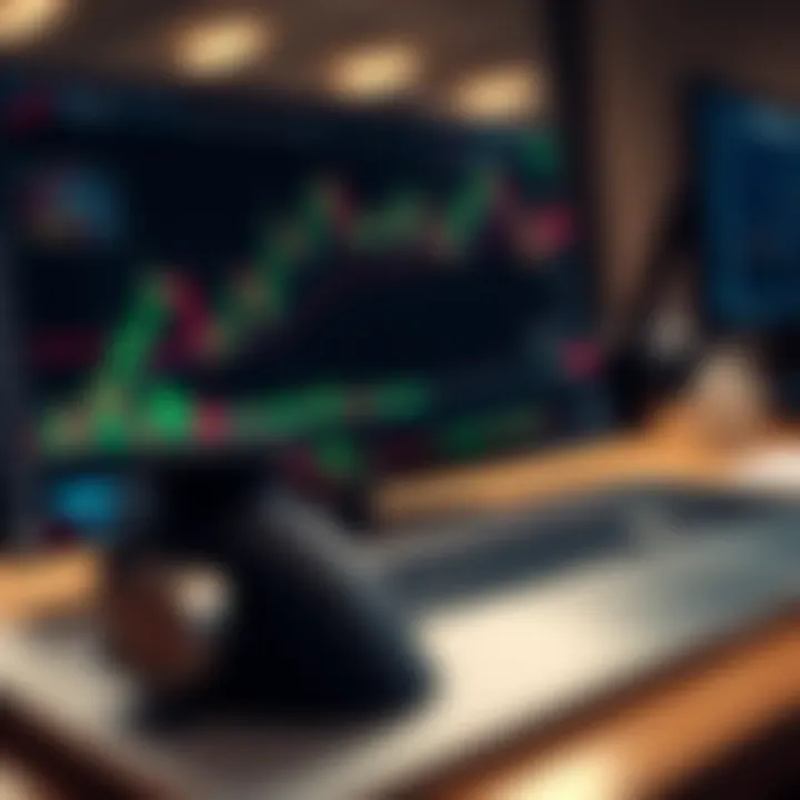 User-friendly Forex trading platform interface with charts and buttons