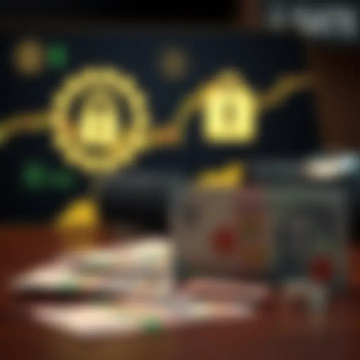 Secure online transaction illustration showing digital payment icons and Nigerian currency notes