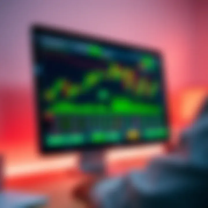 User interface displaying various binary options trading platforms on a computer screen in Nigeria
