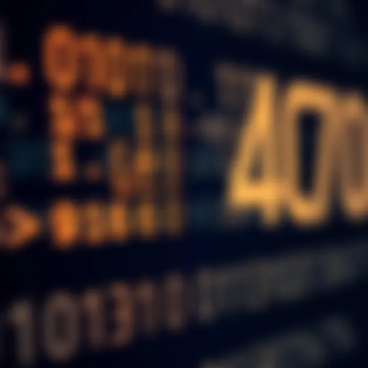 Illustration of binary coded decimal representation showing decimal digits and their corresponding four-bit binary codes