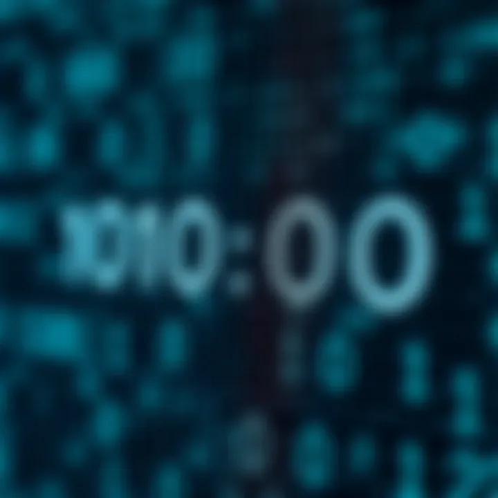 Visual diagram showing the conversion of a decimal number into its binary equivalent with labeled bits