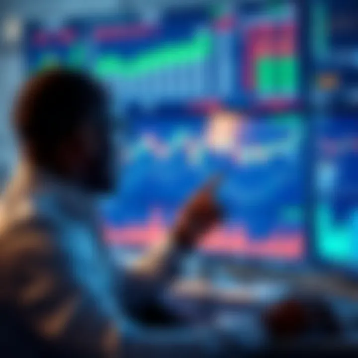 Professional analyzing financial charts to evaluate business risks