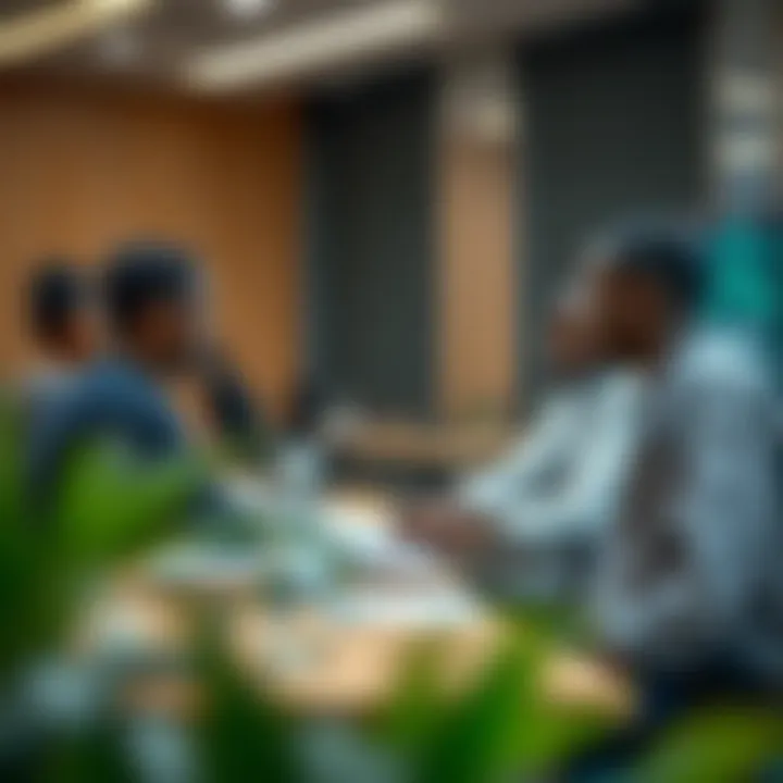 Interactive Risk Management Training in a Nigerian Business Environment Classroom setting with participants engaging in a risk management training session