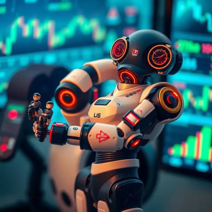 Key Features and Benefits of Forex Trading Robots Visual representation of key features and benefits of forex trading robots with icons and graphs