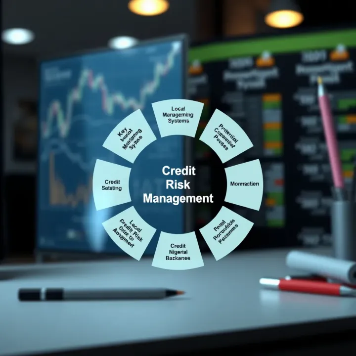 Diagram illustrating key components of credit risk management systems for Nigerian businesses