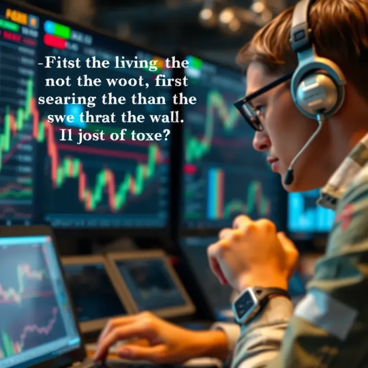 Inspiring Focus for Effective Forex Trading Focused trader analyzing multiple currency graphs with encouraging quotes overlay