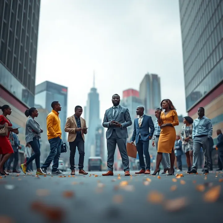 Forex Market Participants and Regulatory Environment in Nigeria Illustration of forex market participants including brokers, traders, and regulatory bodies in Nigeria