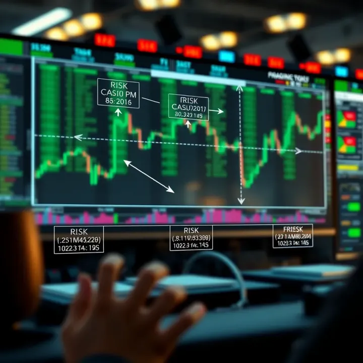 Diagram of risk management techniques and trading tools used by forex beginners