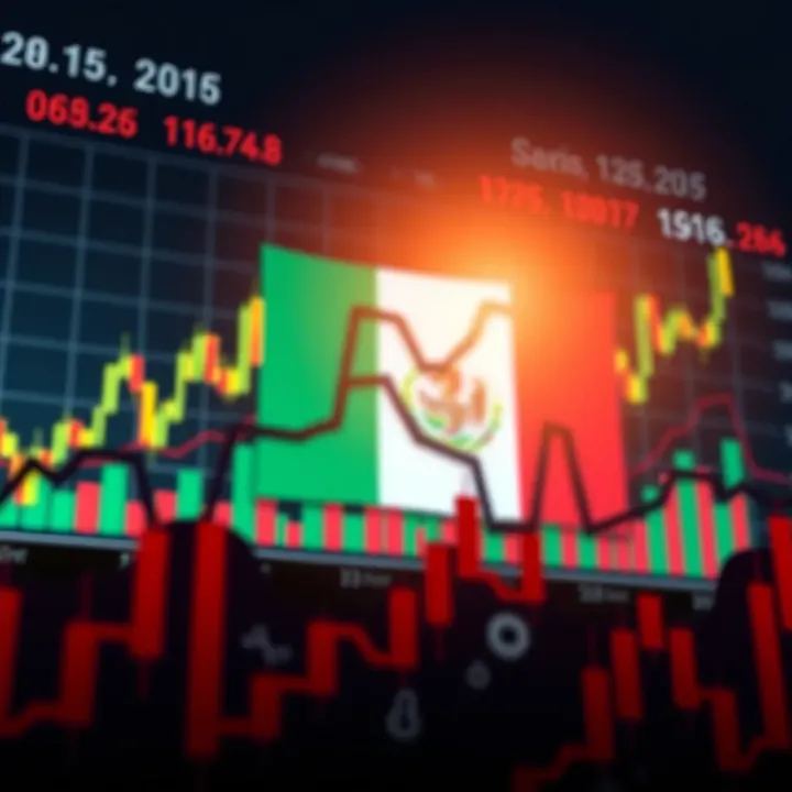 Graph showing currency pair trends with Nigerian flag symbol