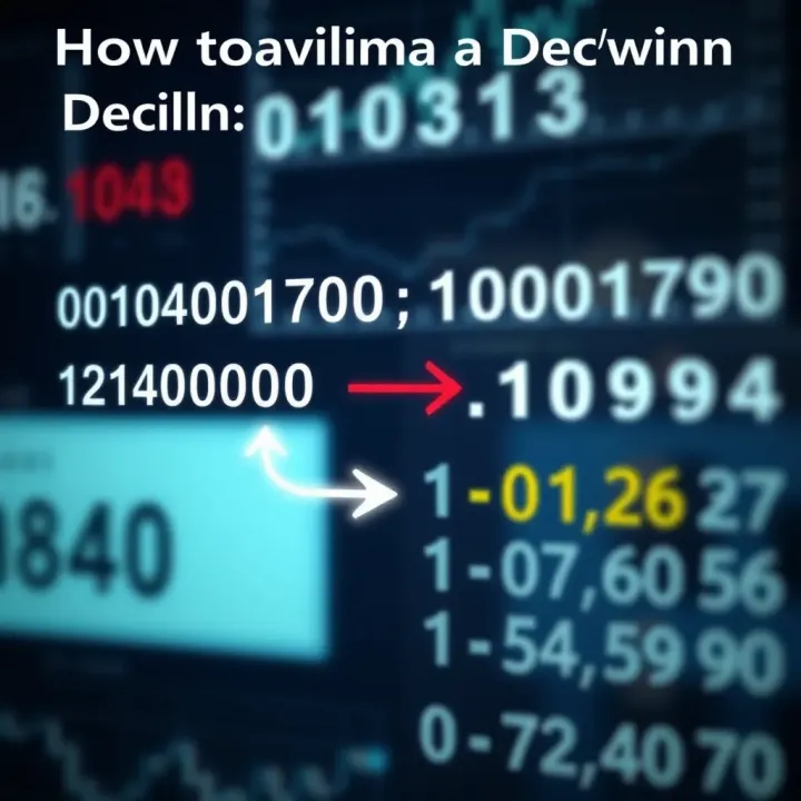 Diagram showing binary digits converting to decimal values with arrows indicating conversion steps