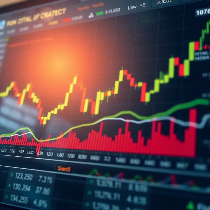 Graph illustrating risk management strategies and trading plan development