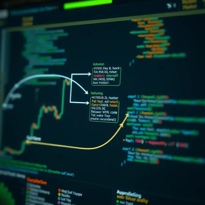 Diagram illustrating the workflow of a binary analyzer breaking down compiled software code