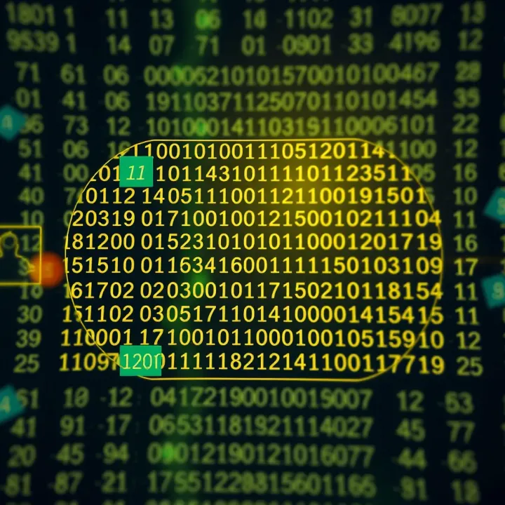 Diagram illustrating the structure and place values of the binary number system