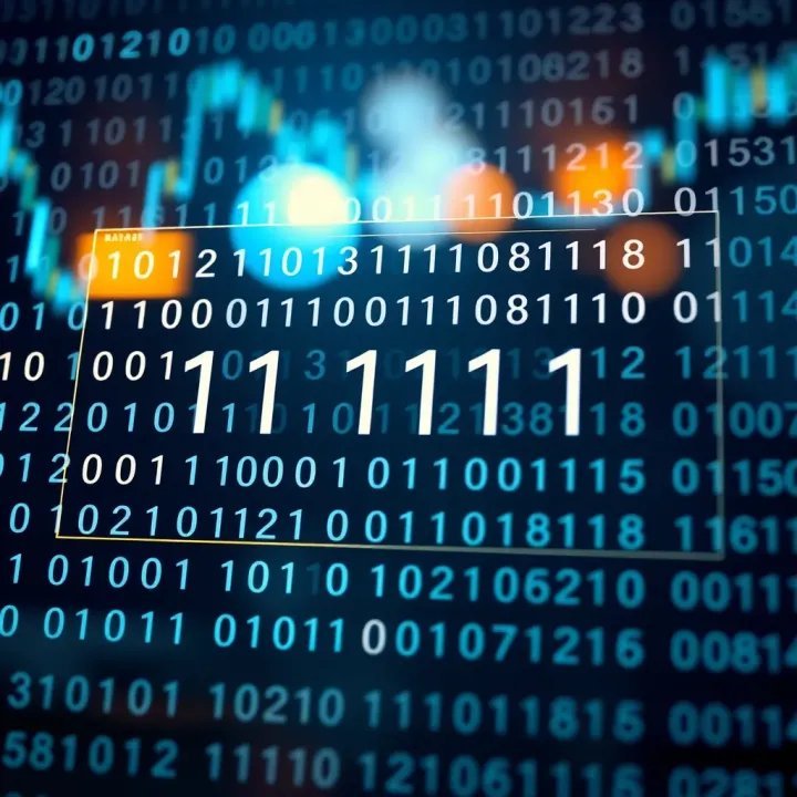 Visualization of the Binary Number System Diagram illustrating the binary number system with bits representing values