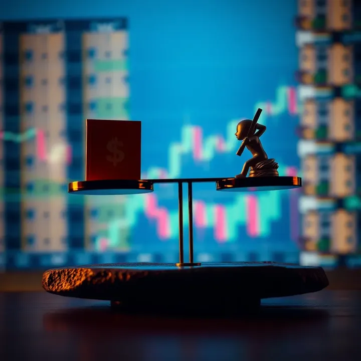 Conceptual illustration of risk and reward balance in Nigerian financial markets