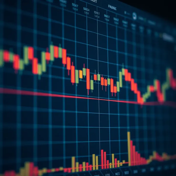 Chart displaying various candlestick patterns used in forex trading to analyze price movements