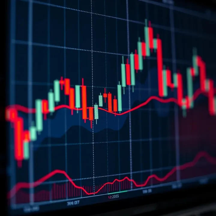 Bearish engulfing candlestick pattern appearing on a forex price chart highlighting a possible downward trend