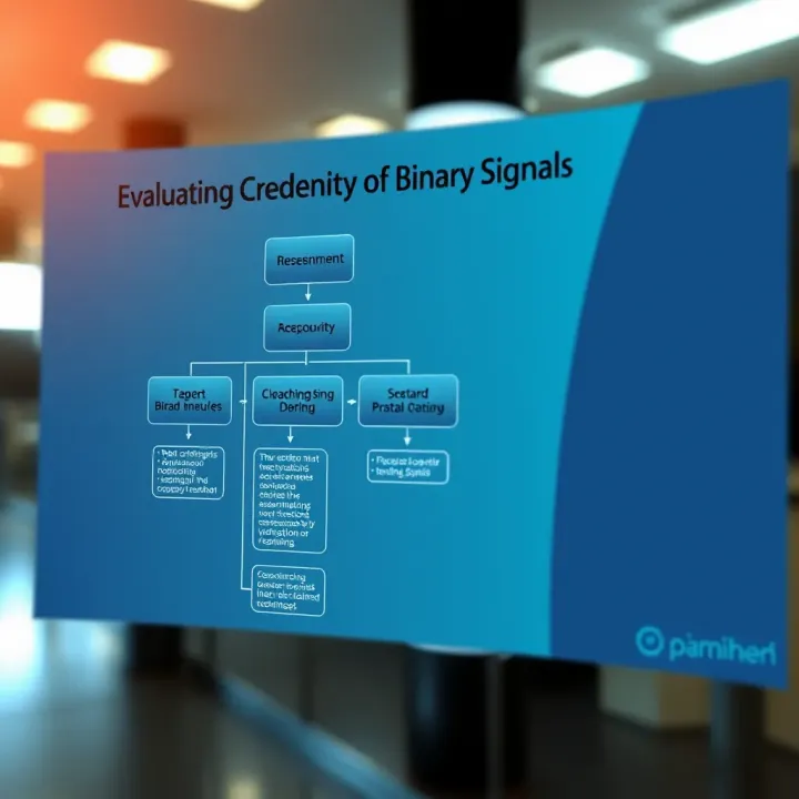 Flowchart outlining the credibility assessment process for binary signals